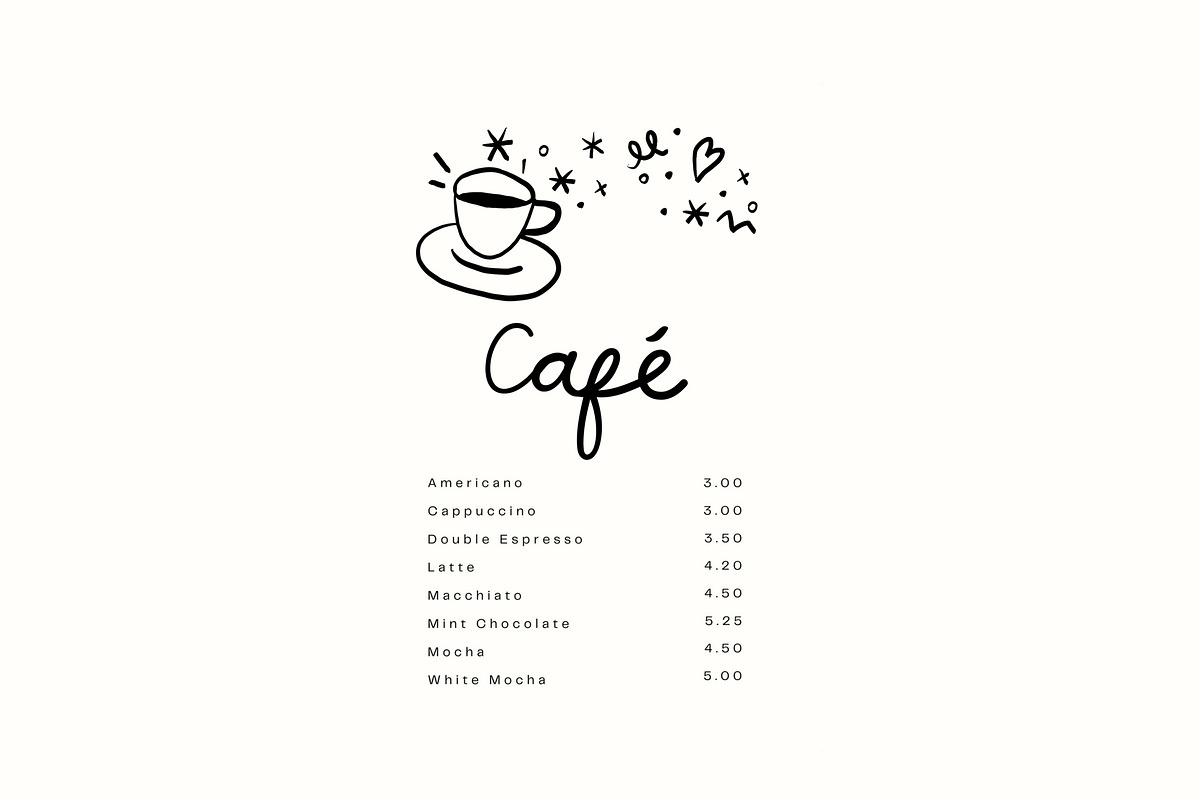Café & Coffee Line Art Illustrations, a Food Illustration by sernuretta (Photo 3 of 6)