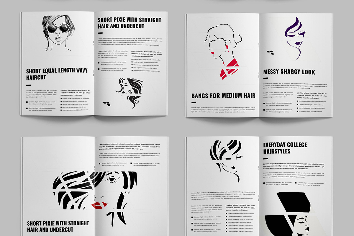 Hair Style Fashion Magazine, a Magazine Template by ContestDesign (Photo 3 of 3)