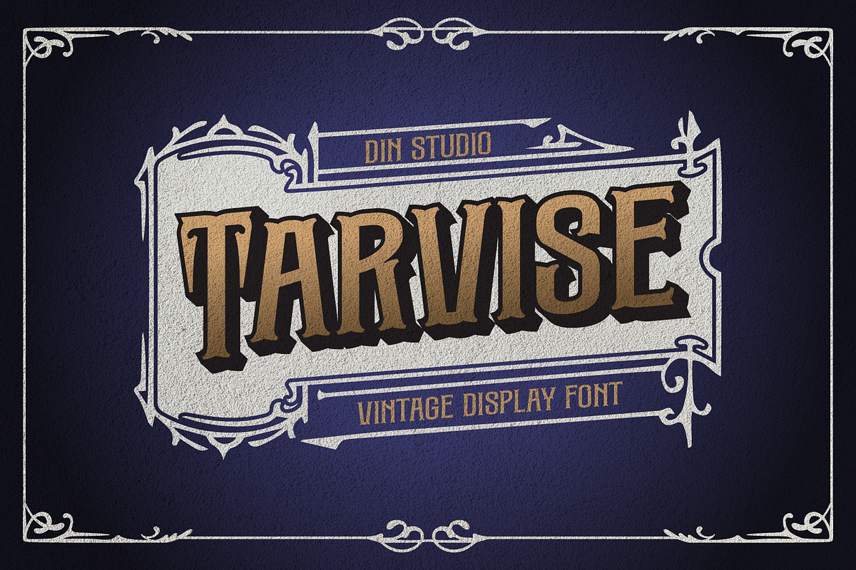 Tarvise, a Symbol Font by Vintage Division (Photo 1 of 15)