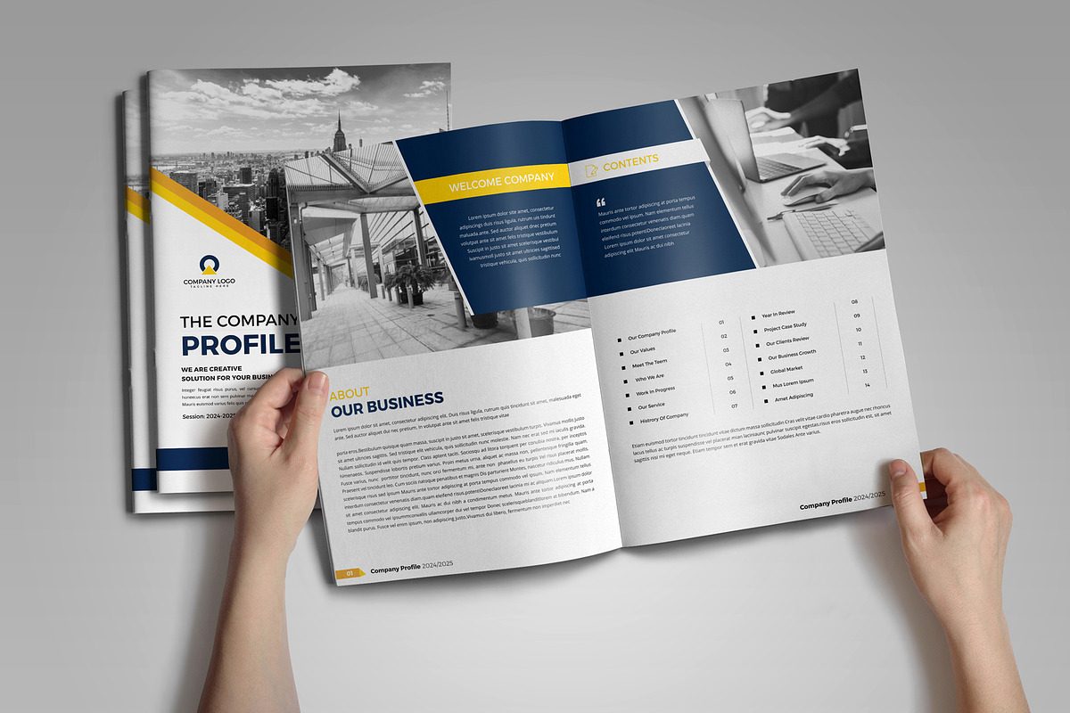 Company Profile Template V9, a Brochure Template by JanySultana (Photo 11 of 14)