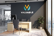 PSD Office Scene Modern Wall Mockup, a Product Mockup by Ayy (Thumbnail 8 of 17)