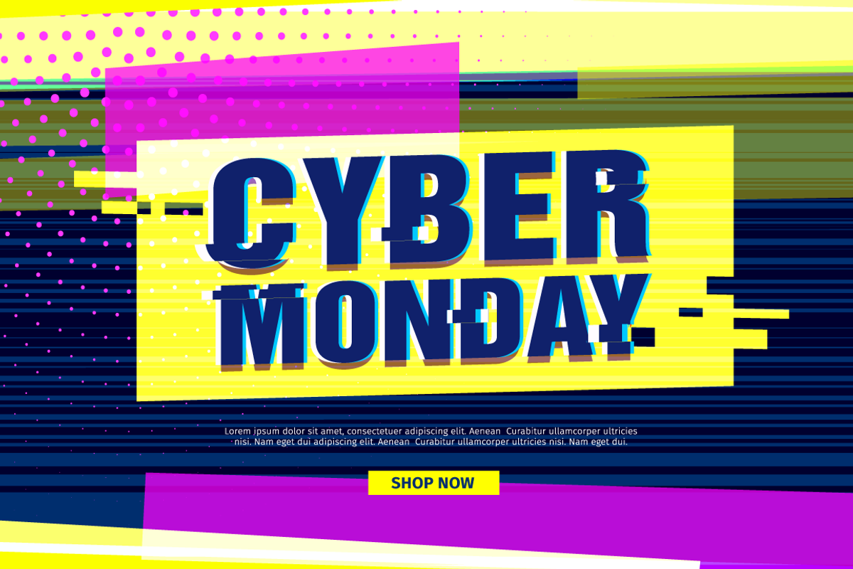 Set for Cyber Monday, a Background Graphic by Uniyok (Photo 4 of 5)