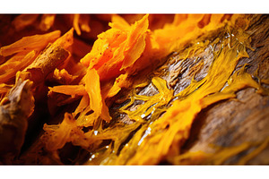 root turmeric oil ai generated, a Food & Drink Photo by pikepicture