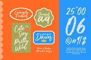 Corumi, a Script Font by graphicook (Thumbnail 8 of 10)