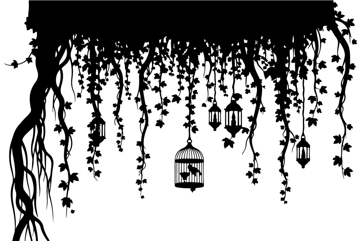 Hanging Vines Silhouette, an Object Graphic by Creativeshirt (Photo 14 of 20)