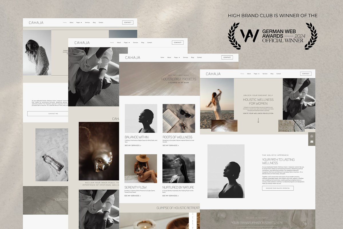 Minimalist Boho Wordpress Template