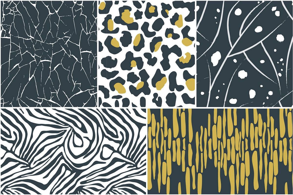 WILD NATURE animal print patterns, a Pattern Graphic by Katya_lu (Photo 9 of 11)