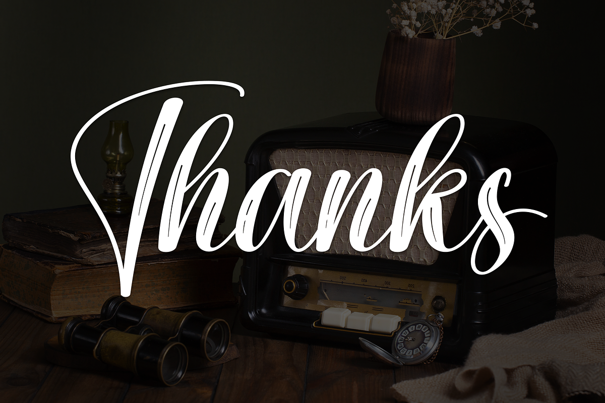 Retro | Script Font, a Handwritten Font by Scratchones (Photo 9 of 9)