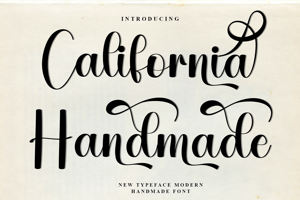 California, a Handwritten Font by FreshTypeINK (Photo 1 of 8)