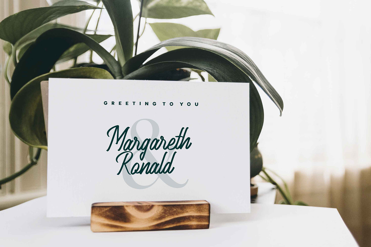 Amelia Nature - Script Typeface preview 4