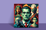 Pumpkin banner with a Halloween, a Poster Template by hkmonir (Thumbnail 3 of 4)