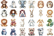 Soft Toy Nursery Clipart Set, an Illustration by Sublimation Artist (Thumbnail 2 of 6)