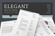 Elegant Resume/CV V2, a Resume Template by bilmaw creative (Thumbnail 1 of 3)