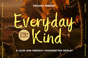 Everyday Kind - Friendly Handwritten, a Handwritten Font by Inviline.co (Thumbnail 1 of 12)