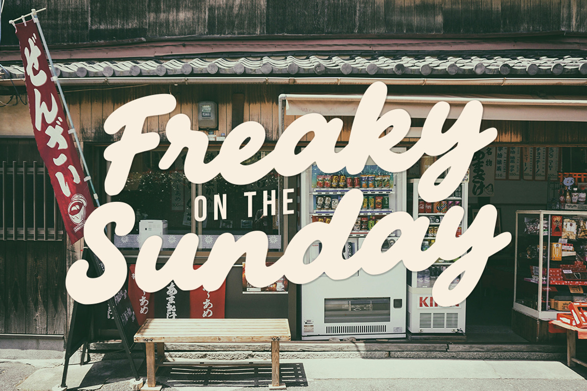 Ralgino Skate – Retro Script Font, a Script Font by Struggle Studio (Photo 2 of 9)
