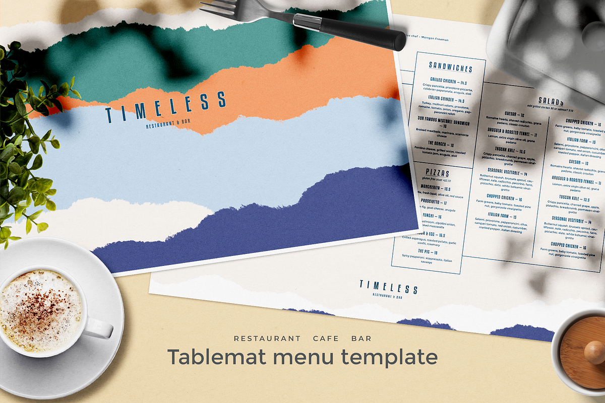 Restaurant Menu Design, a Brochure Template by BigWeek (Photo 1 of 4)