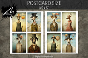 Whimsical Surreal Dog Portrait, an Animal Illustration by Digital Art Mahdiseño (Thumbnail 8 of 9)