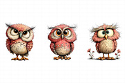 Funny Spring Owl Clipart, an Illustration by Daily.Designs (Thumbnail 6 of 8)