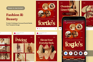 Fashion Product Catalogue Carousel, a Social Media Template by productype1
