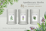 Herbal Apothecary Brand Kit, a Healthcare Illustration by AnitaPol (Thumbnail 16 of 18)