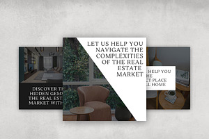 Real Estate Canva Social Templates