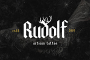 Blackville - Gothic Blackletter Font, a Blackletter Font by Pekotype (Thumbnail 8 of 15)