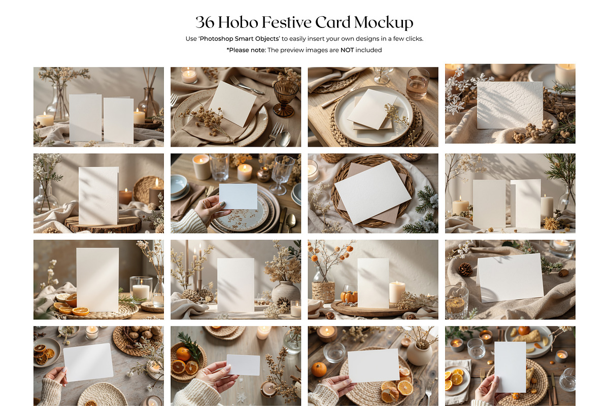 36 Hobo Festive Card Mockup, a Product Mockup by Pure Design (Photo 9 of 10)