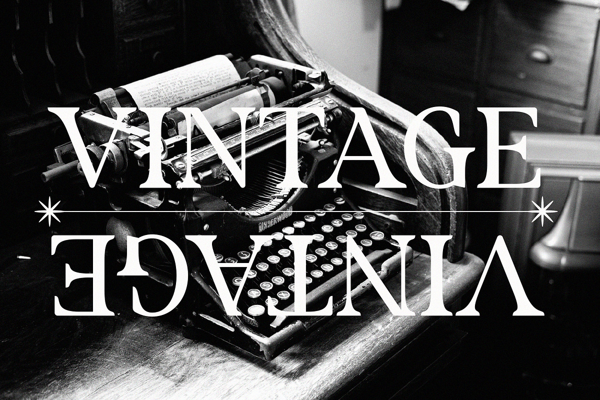 ROMANS, a Serif Font by Muflieart (Photo 5 of 8)
