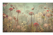 Zewe Collection · Retro Flowerscapes, a Decorative Illustration by milatovar (Thumbnail 8 of 16)