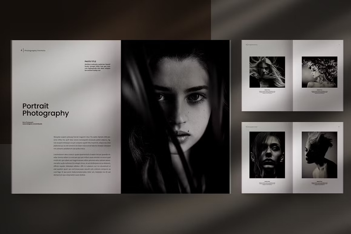 Photography Portfolio Template, a Brochure Template by adekfotografia (Photo 3 of 10)