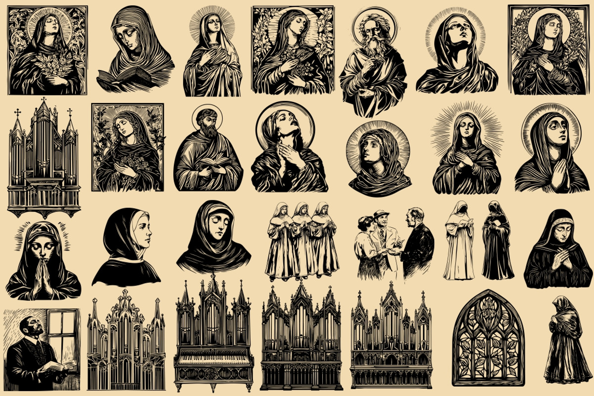 300 Religion and Faith illustrations, an Object Illustration by Nocturnal Wolf (Photo 14 of 18)