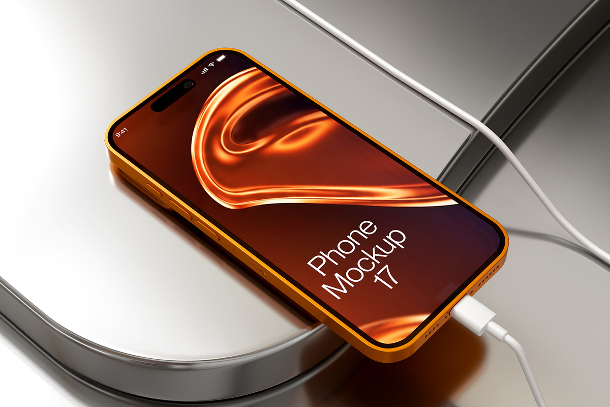 iPhone Mockup, an iPhone Mockup by SLAB! Design (Photo 3 of 6)