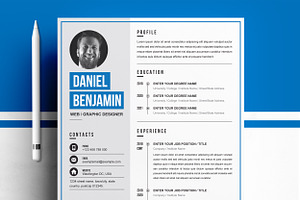 Resume Template for Word, CV Resume, a Resume Template by ResumeInventor