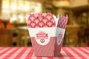 Food Box Vol.1 Mock-up Template, a Packaging Mockup by ItemBridge (Thumbnail 2 of 5)