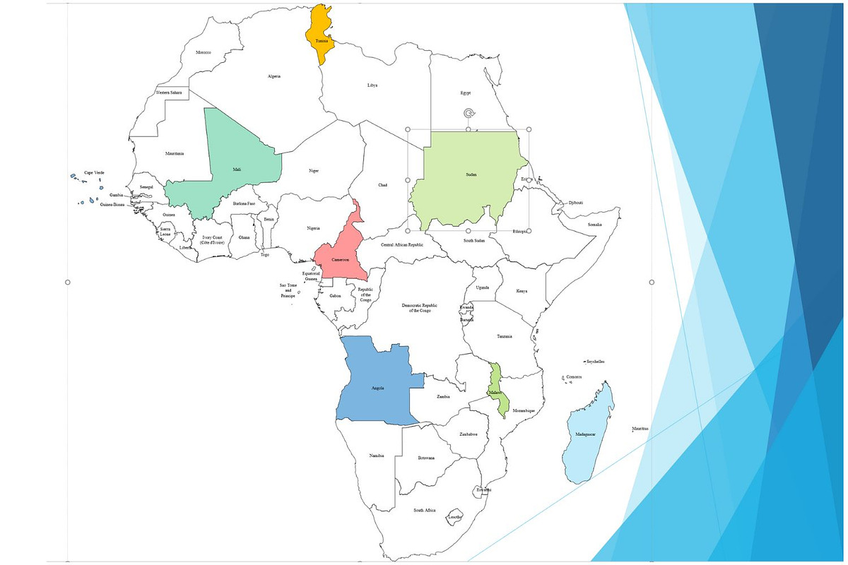 Africa Editable Map PowerPoint, a Presentation Template by DigitalDesignsLaura (Photo 2 of 2)