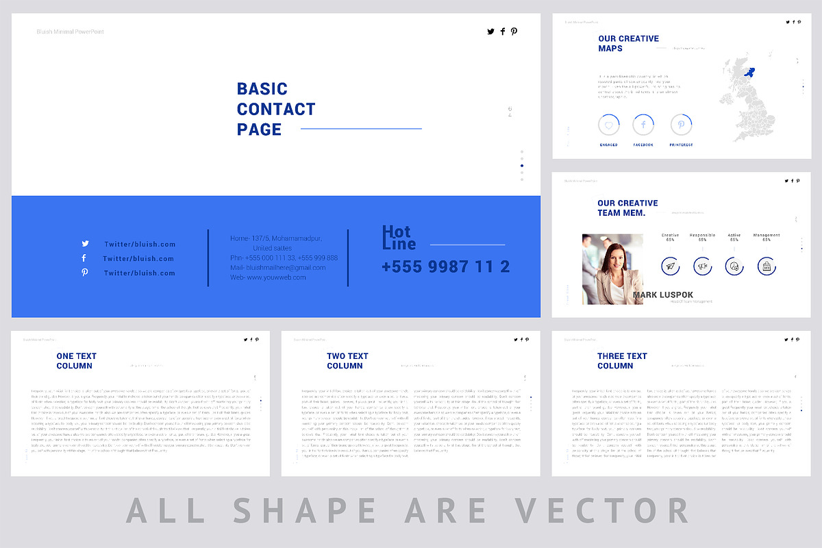 Bluish Keynote Template, a Presentation Template by ZAAS (Photo 13 of 13)