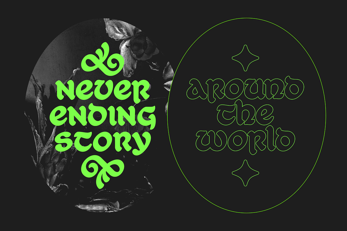 Wanderland Display Font, a Script Font by Vintage Type Company (Photo 6 of 9)