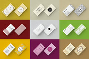 9 Simple Minimal Business Cards, a Business Card Template by GraphicPick (Thumbnail 2 of 2)