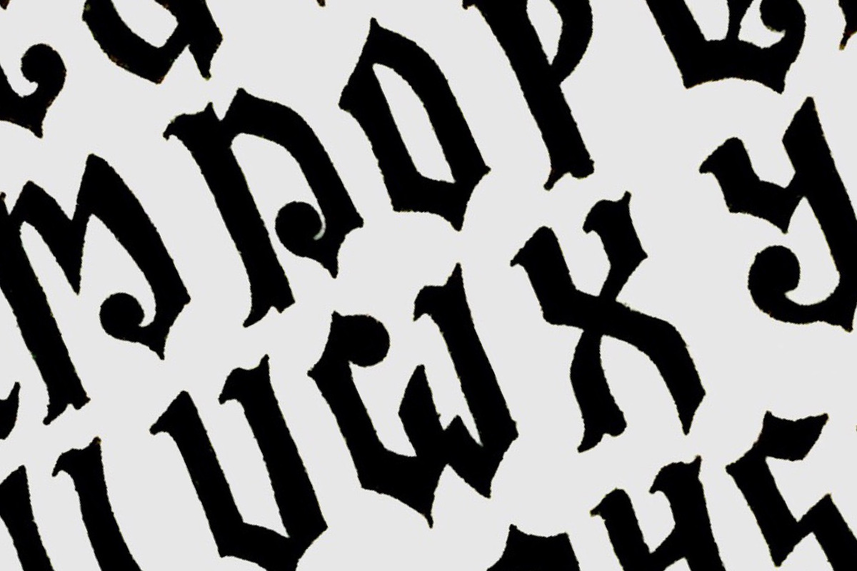 Bless the Witches: Gothic Typeface preview 2