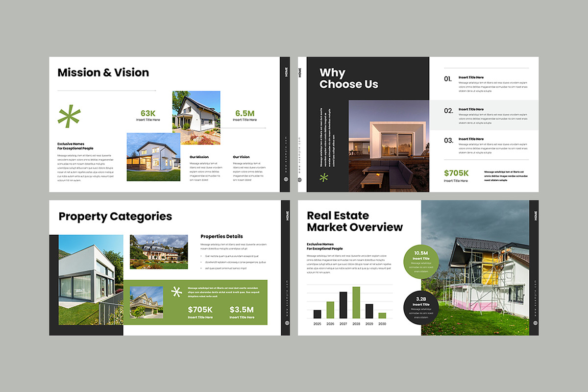 Real Estate Presentation Template, a Presentation Template by Pixelpick (Photo 3 of 5)