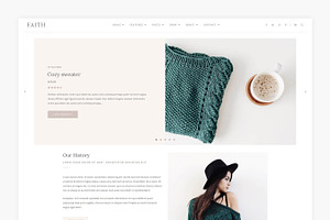 Faith - WordPress Blog & Shop Theme