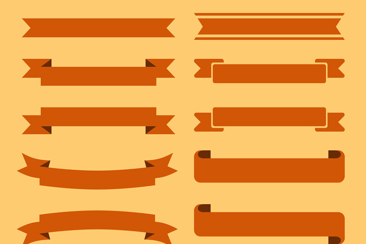 20 PSD Vector Ribbons, a Templates & Theme by Graphicsfuel (Photo 2 of 2)