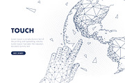Touch the future 24 banners, a Healthcare Illustration by Vladimir Vihrev (Thumbnail 17 of 26)