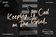 BROOSH - Display Brush Font, a Handwritten Font by PuriCreative (Thumbnail 2 of 10)