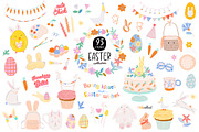 Easter Clipart and Quotes, an Object Graphic by Ruslana Lubenets (Thumbnail 1 of 13)