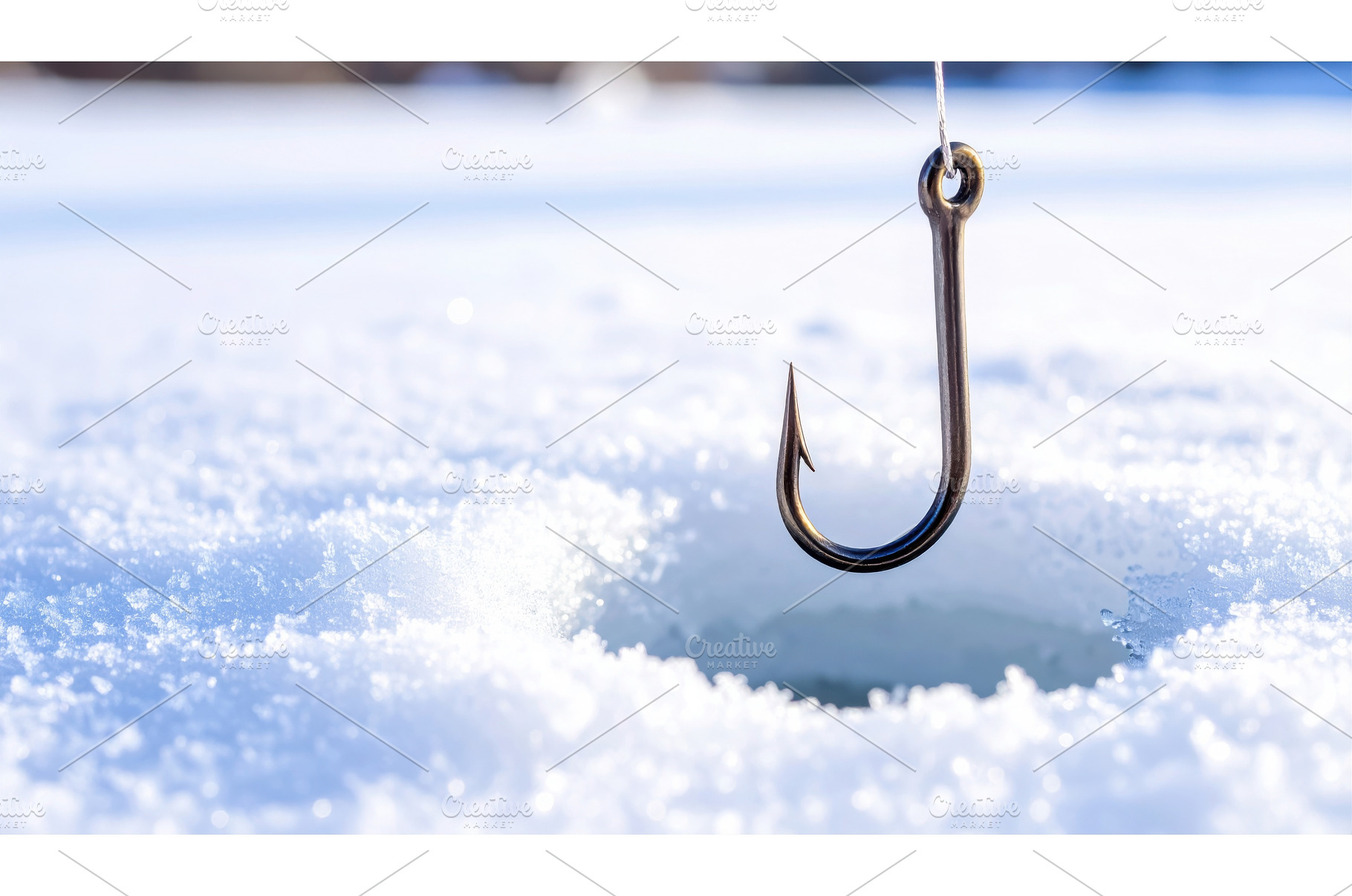 Close up of single metal fishing, a Sports & Recreation Photo by Igor Tichonow