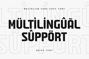 Brisk - Brutalism Sans Serif Font, a Sans Serif Font by Hamz Studio (Thumbnail 6 of 16)