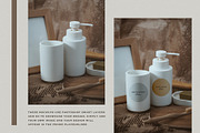 Jars Blank Mockup in Boho Bathroom, a Packaging Mockup by Artcoast Studio (Thumbnail 3 of 7)