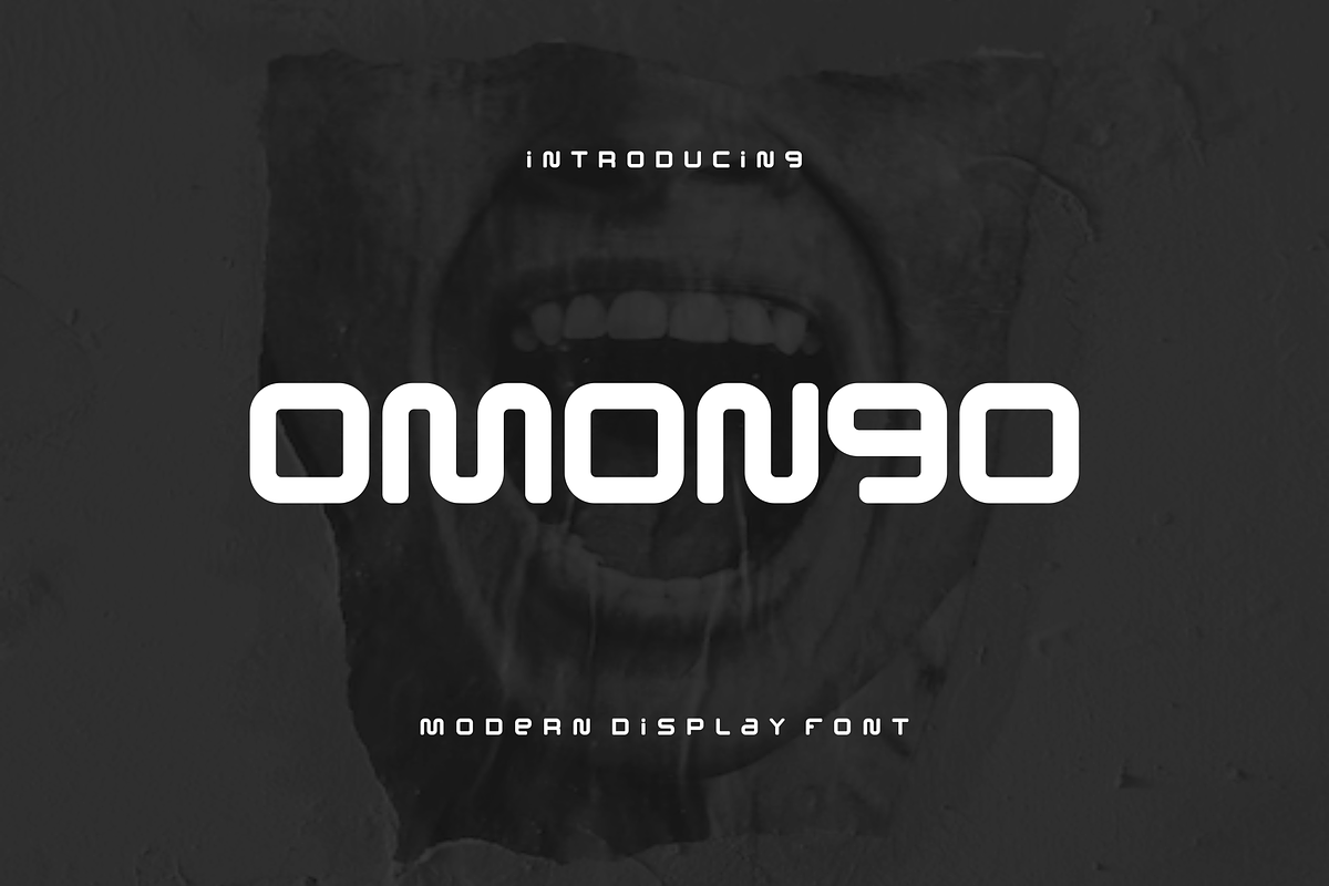 Omongo - Font, a Sans Serif Font by artchiles_design (Photo 1 of 5)