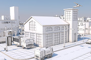 Low Poly City Town Pack, an Architecture 3D Model by multimedia4ds (Thumbnail 25 of 41)